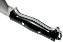 Bark River Bravo Crusader CPM 3V, Black Canvas Micarta -Magasin De Couteaux BRK07 324BKC 04 bark river