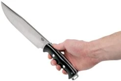 Bark River Bravo Crusader CPM 3V, Black Canvas Micarta -Magasin De Couteaux BRK07 324BKC 06 bark river