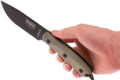 ESEE Model 4HM Couteau Bushcraft Modified Handle, Etui En Cuir -Magasin De Couteaux EE ESEE 4HM 06 esee knives ee esee 4hm 06