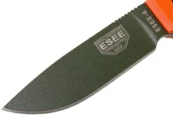 ESEE Model 4 OD Blade, Orange Handle 4P-OD Avec étui + Clip -Magasin De Couteaux EE ESEE 4P OD 03 esee knives ee esee 4p od 03