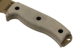 ESEE Model 6 Desert Tan Blade 6P-DE Couteau De Survie Avec étui Zytel + Clip Ceinture -Magasin De Couteaux EE ESEE 6P DE 04 esee knives ee esee 6p de 04