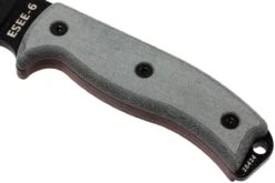 ESEE Model 6 Serrated 6S Couteau De Survie Avec étui Noir + Clip Ceinture -Magasin De Couteaux EE ESEE 6S B 04 esee knives ee esee 6s b 04