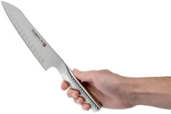 Global Ni GN-006 Santoku/couteau à Légumes Avec Alvéoles 18 Cm -Magasin De Couteaux GLN0006 06 global ni