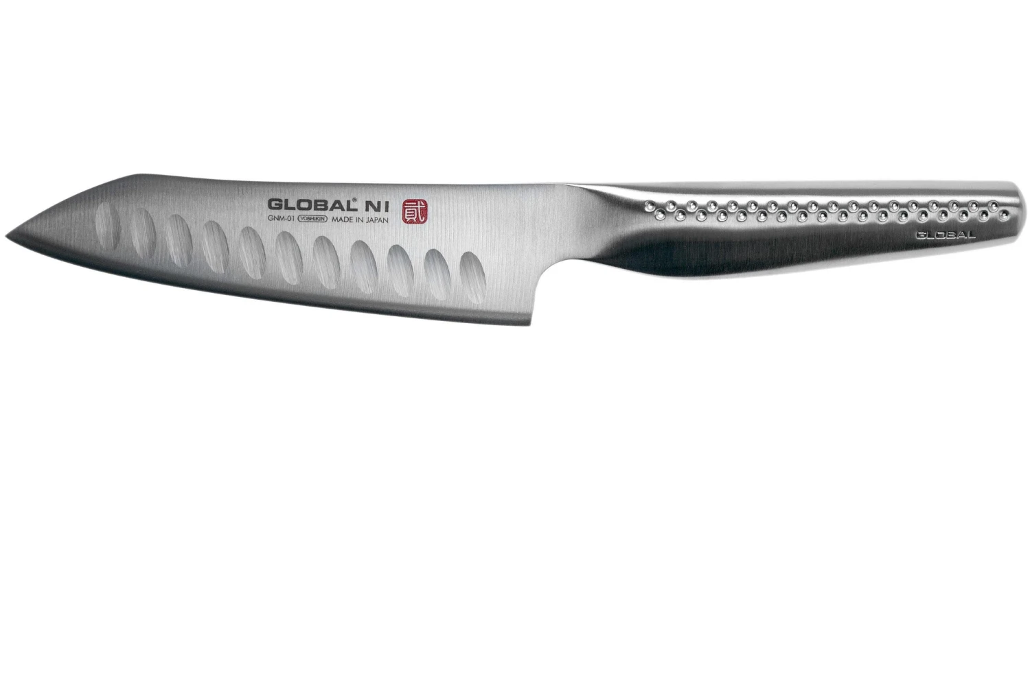 Global Ni GNM-01 Couteau à Légumes Avec Alvéoles 14 Cm 3 Global Ni GNM-01 Couteau à Légumes Avec Alvéoles 14 Cm