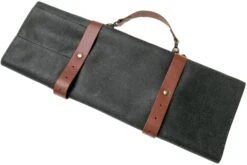 Knivesandtools Serviette à Couteaux En Cuir Utah Black 45x47 -Magasin De Couteaux KNKB340141 5 02 knivesandtools