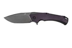 Kansept Hellx T1008A6 Blackwashed, Purple G10 Couteau De Poche, Mikkel WIllumsen Design