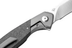 Kizer Grazioso Ki4572A1, 20CV, Black Titanium Carbon Fiber Couteau De Poche, Manganas Design -Magasin De Couteaux KZKI4572A1 06 kizer