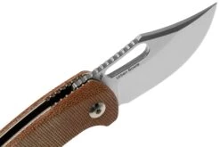 Kizer Urban Bowie V2578C2 154CM, Natural Micarta, Couteau De Poche, Dirk Pinkerton Design 14 Kizer Urban Bowie V2578C2 154CM, Natural Micarta, Couteau De Poche, Dirk Pinkerton Design -Magasin De Couteaux KZV2578C2 06 kizer