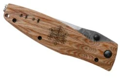 Mcusta MC-0182D Sengoku Toyotomi Hideyoshi, Yellow Pakkawood, Couteau De Gentleman -Magasin De Couteaux MC 0182D 06 mcusta