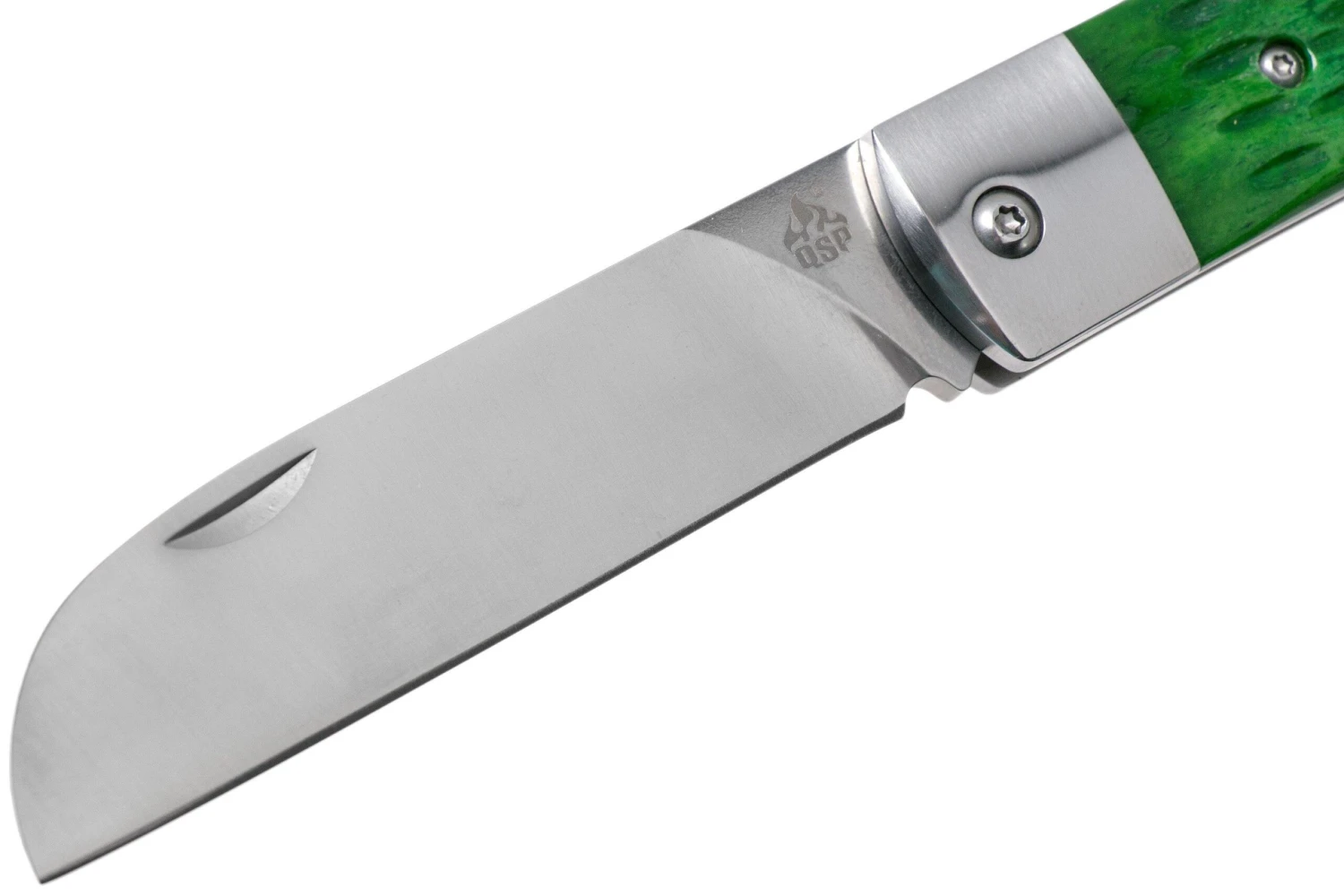 QSP Knife Worker QS128-B Green Bone Couteau De Poche, Arthur Brehm Design 5 QSP Knife Worker QS128-B Green Bone Couteau De Poche, Arthur Brehm Design – Image 3