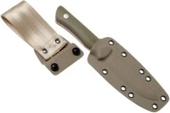 Real Steel Bushcraft III Scandi 3726 Coyote Couteau Bushcraft -Magasin De Couteaux RL3726 07 real steel knives