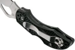 Spyderco Byrd Robin 2 Noir BY10PBK2 Couteau De Poche -Magasin De Couteaux SPBY10PBK2 05 spyderco