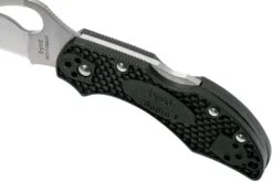 Spyderco Byrd Robin 2 Noir BY10PBK2 Couteau De Poche -Magasin De Couteaux SPBY10PBK2 07 spyderco