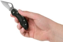 Spyderco Byrd Robin 2 Noir BY10PBK2 Couteau De Poche -Magasin De Couteaux SPBY10PBK2 08 spyderco