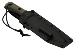 TRC Knives Apocalypse Apo Finish Elmax Green Canvas Micarta, Couteau De Survie 13 TRC Knives Apocalypse Apo Finish Elmax Green Canvas Micarta, Couteau De Survie -Magasin De Couteaux TI AP AP MICGN 06 trc