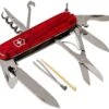 Victorinox Climber Rouge Transparent 1.3703.T Couteau Suisse -Magasin De Couteaux VT1 3703 T 01 victorinox vt1 3703 t 01