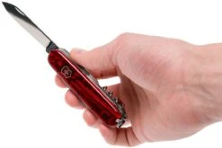 Victorinox Climber Rouge Transparent 1.3703.T Couteau Suisse -Magasin De Couteaux VT1 3703 T 06 victorinox vt1 3703 t 06