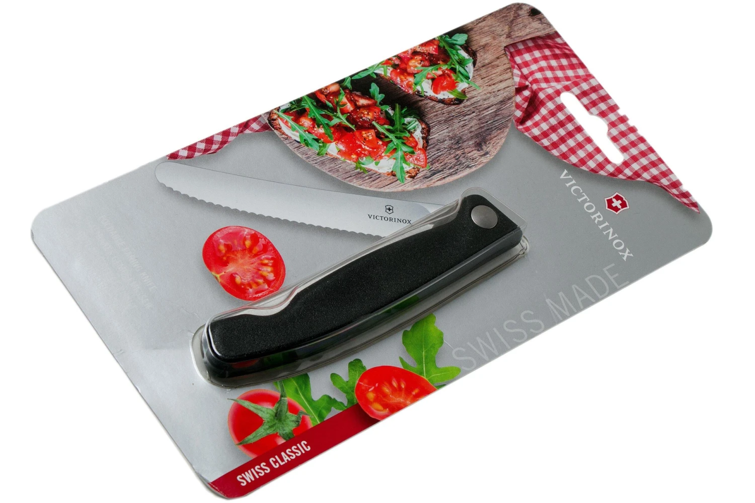 Victorinox SwissClassic Couteau à Légumes Pliant Dentelé Noir, 6.7833.FB 9 Victorinox SwissClassic Couteau à Légumes Pliant Dentelé Noir, 6.7833.FB – Image 7