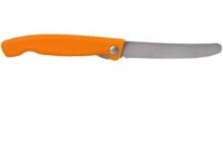 Victorinox SwissClassic 6.7836.F9B Couteau à Légumes Pliant Dentelé, Orange -Magasin De Couteaux VT6 7836 F9B 02 victorinox