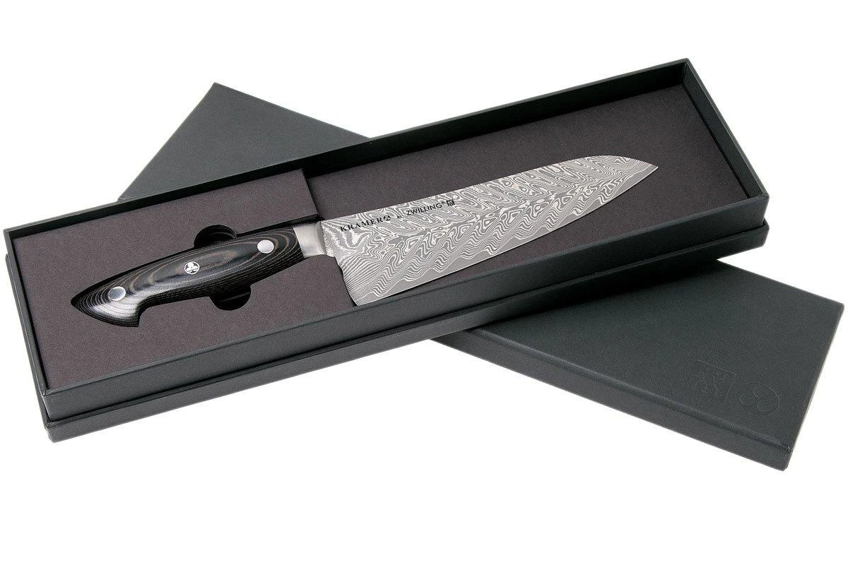 Bob Kramer By Zwilling Euro Stainless Santoku 18 Cm, 34897-181-0 9 Bob Kramer By Zwilling Euro Stainless Santoku 18 Cm, 34897-181-0 – Image 7
